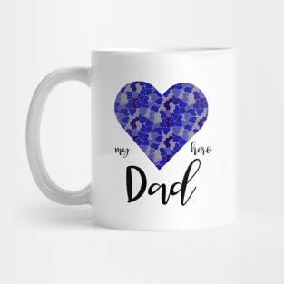 Blue camo design for fathers day Mug